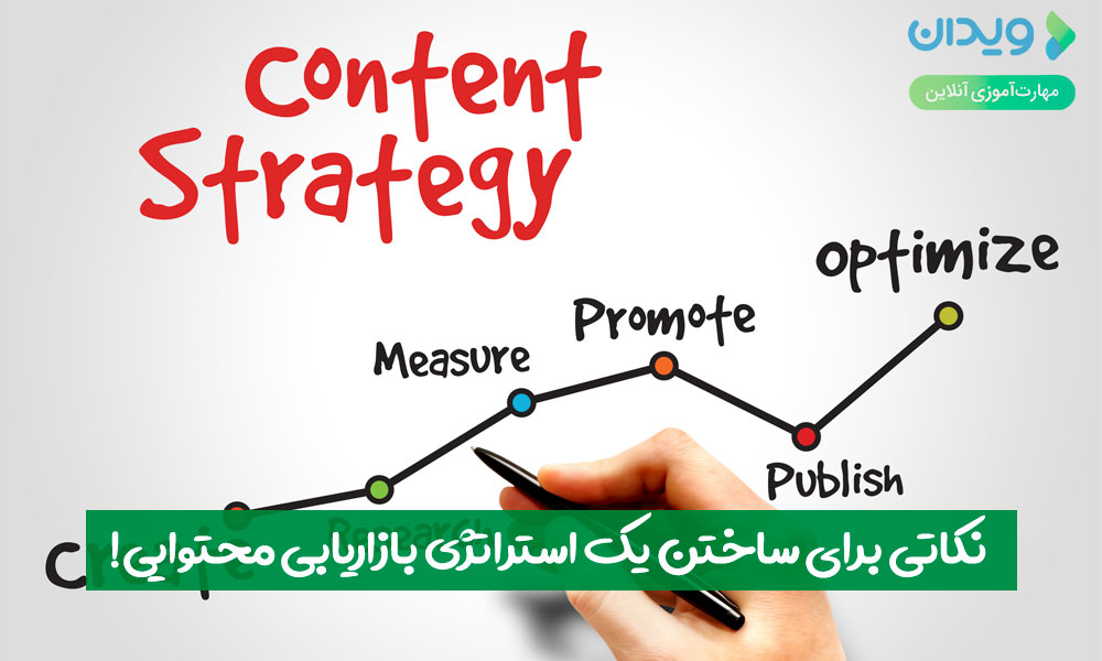 نکاتی برای ساختن یک استراتژی بازاریابی محتوایی!